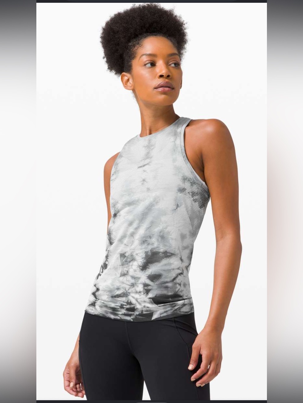 Lululemon Swiftly Tech Tank 2.0 *Wash
Shibori Stripe Graphite Grey